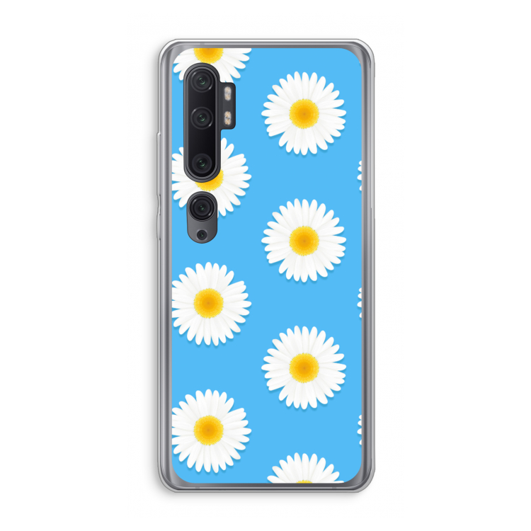 Margrietjes: Xiaomi Mi Note 10 Pro Transparant Hoesje