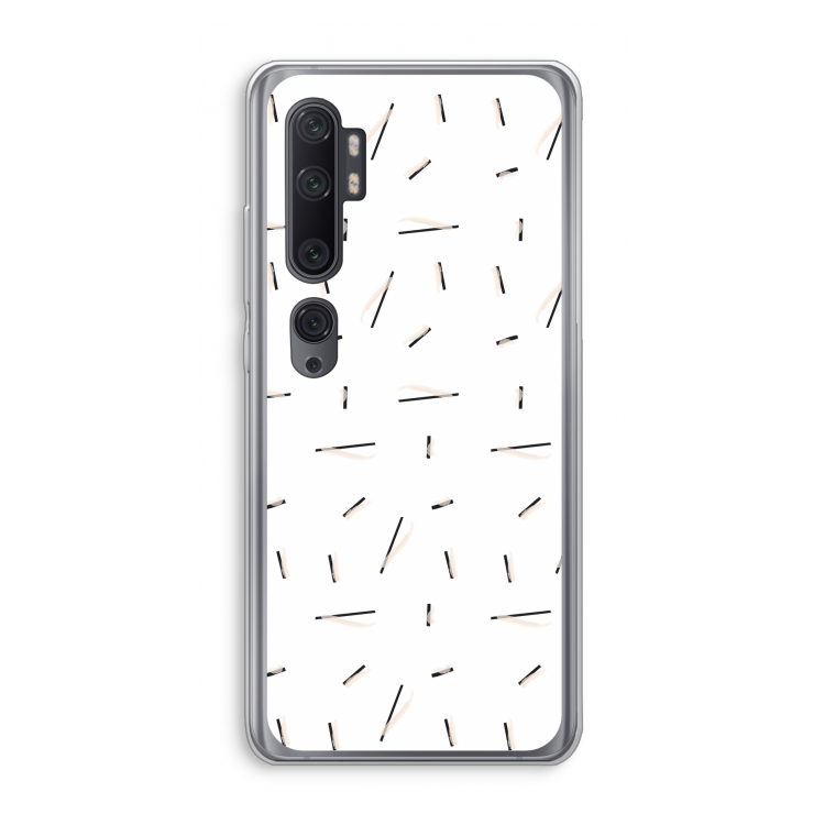 Hipster stripes: Xiaomi Mi Note 10 Pro Transparant Hoesje