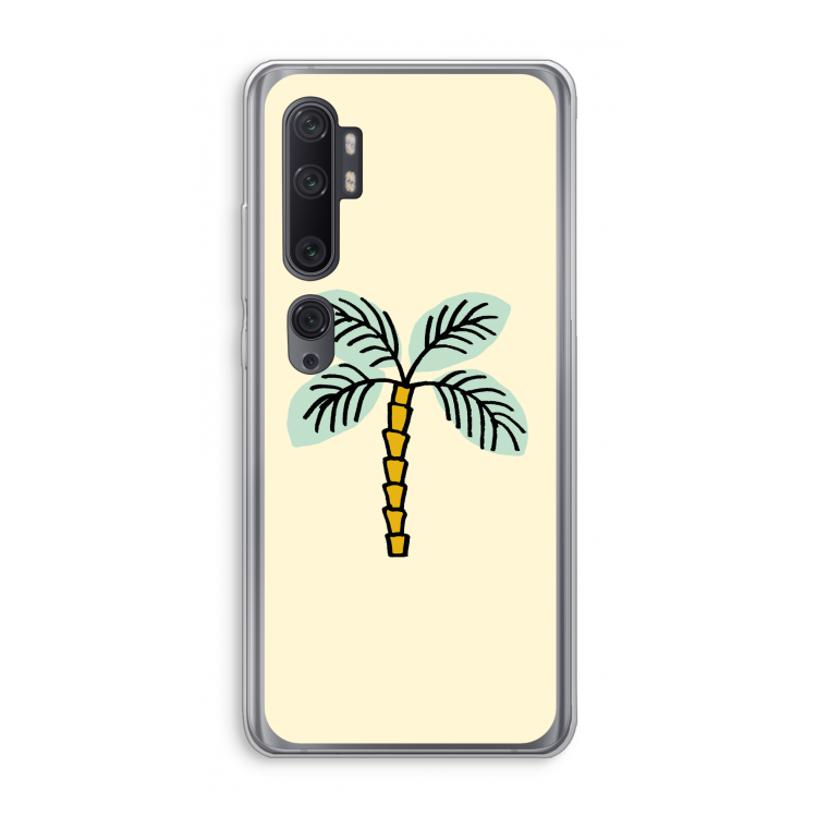 Palmboom: Xiaomi Mi Note 10 Pro Transparant Hoesje