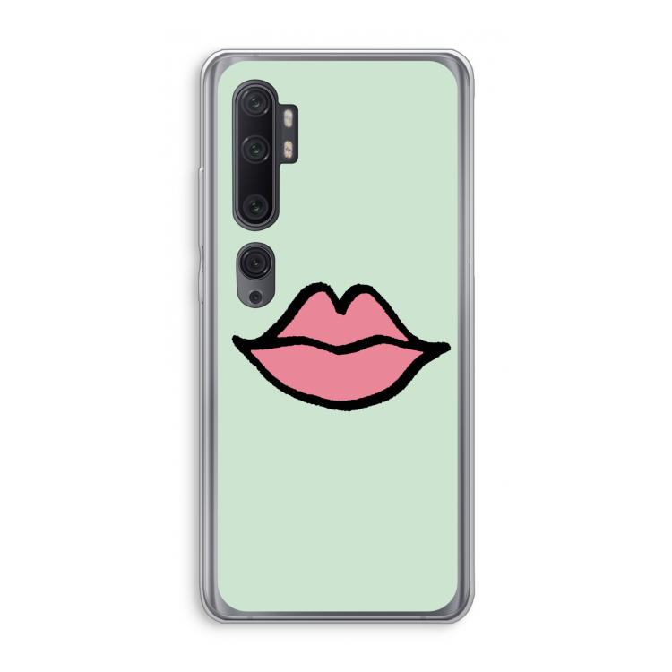 Kusje: Xiaomi Mi Note 10 Pro Transparant Hoesje