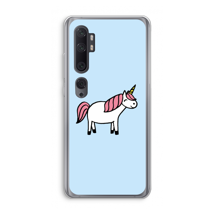 Eenhoorn: Xiaomi Mi Note 10 Pro Transparant Hoesje
