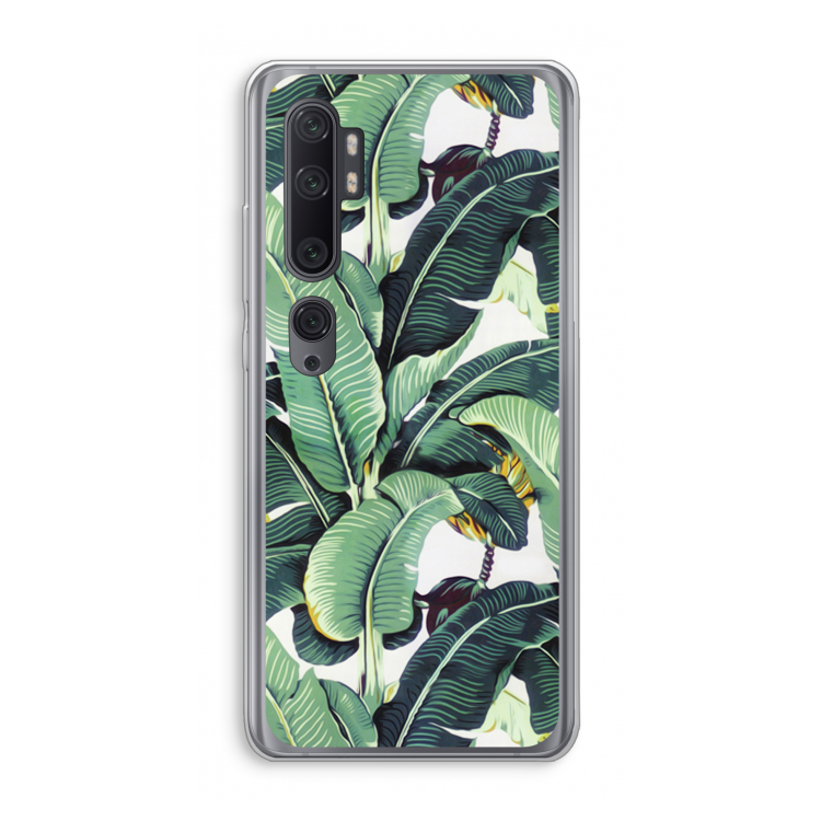 Bananenbladeren: Xiaomi Mi Note 10 Pro Transparant Hoesje