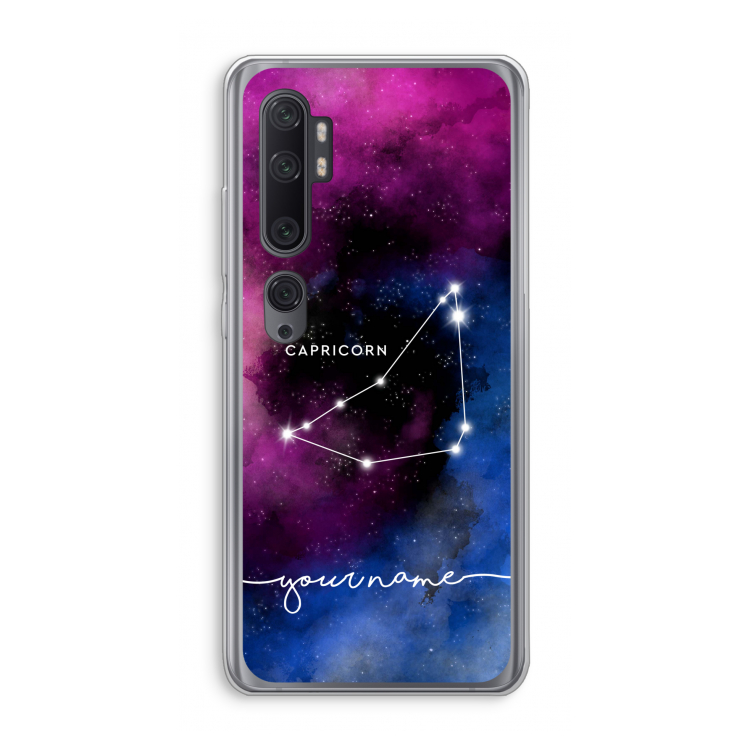 Sterrenbeeld - Donker: Xiaomi Mi Note 10 Pro Transparant Hoesje