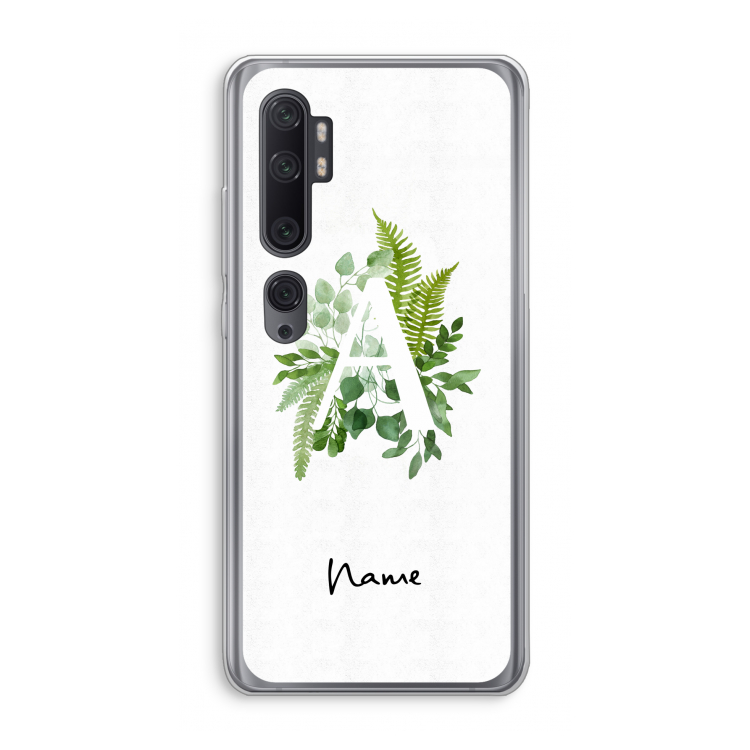 Green Brush: Xiaomi Mi Note 10 Pro Transparant Hoesje