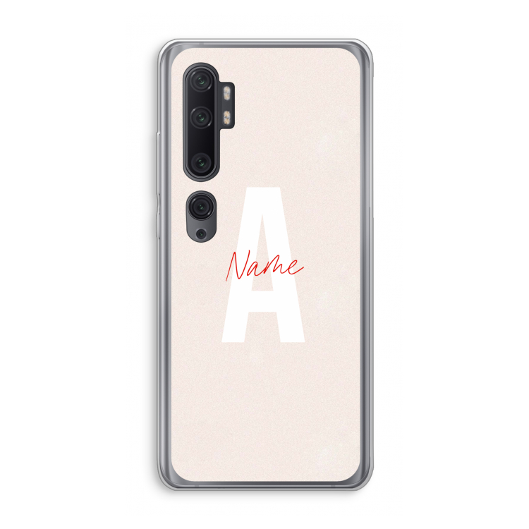 Strawberry Milkshake: Xiaomi Mi Note 10 Pro Transparant Hoesje