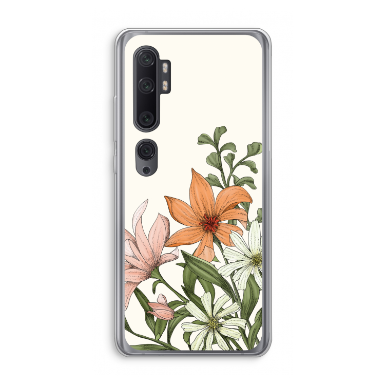 Floral bouquet: Xiaomi Mi Note 10 Pro Transparant Hoesje