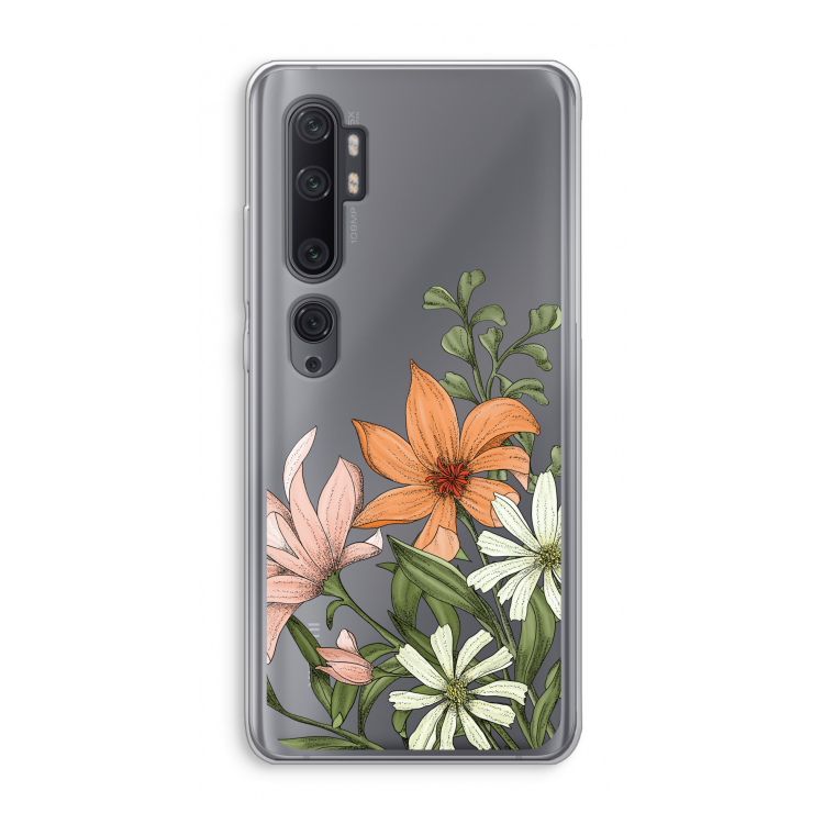 Floral bouquet: Xiaomi Mi Note 10 Pro Transparant Hoesje