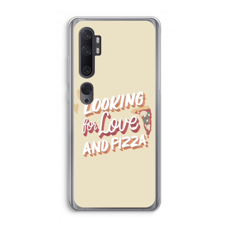 Pizza is the answer: Xiaomi Mi Note 10 Pro Transparant Hoesje