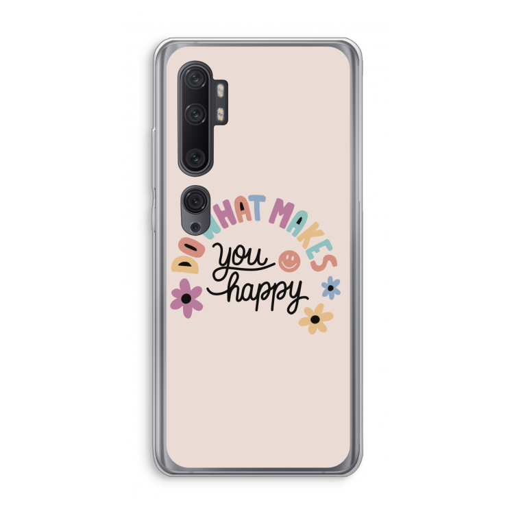 Happy days: Xiaomi Mi Note 10 Pro Transparant Hoesje