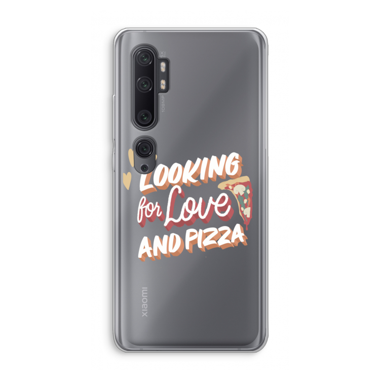 Pizza is the answer: Xiaomi Mi Note 10 Pro Transparant Hoesje