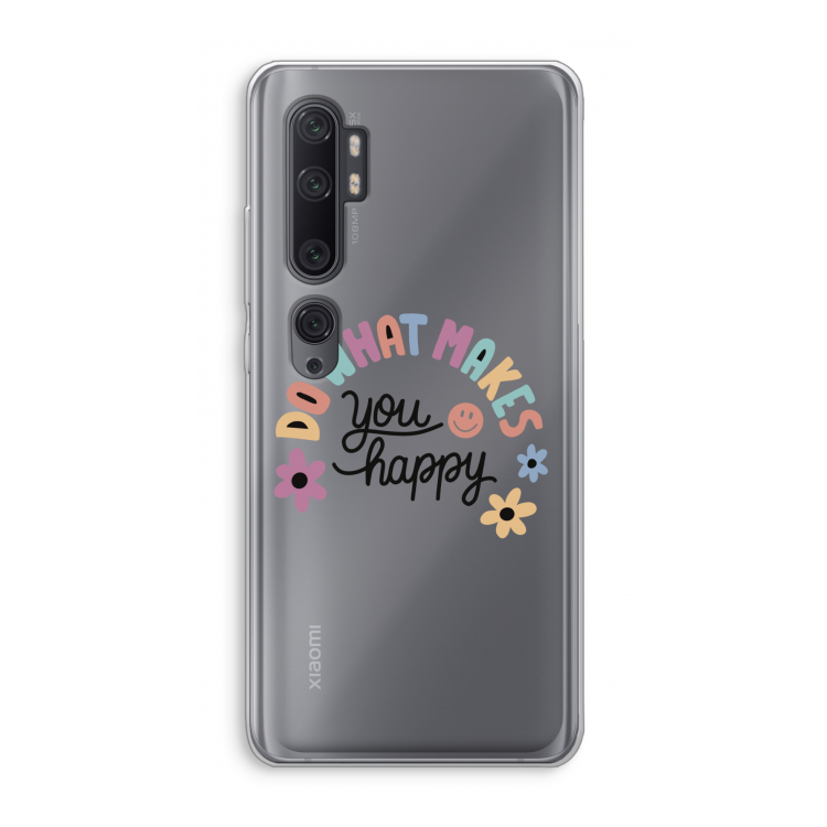 Happy days: Xiaomi Mi Note 10 Pro Transparant Hoesje