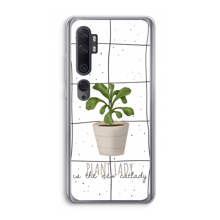 Kamerplant op vensterruit: Xiaomi Mi Note 10 Pro Transparant Hoesje