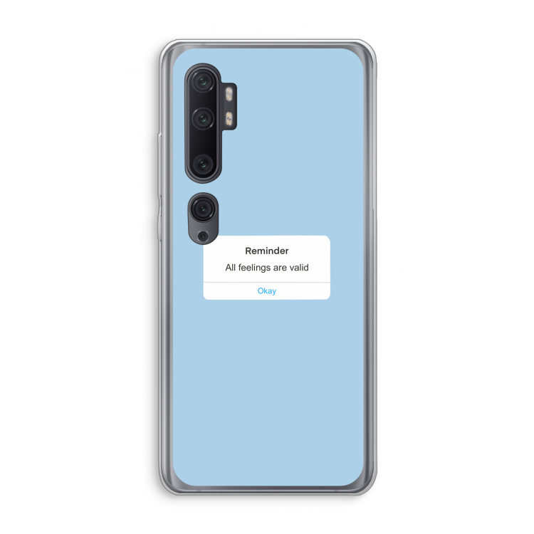 Reminder: Xiaomi Mi Note 10 Pro Transparant Hoesje