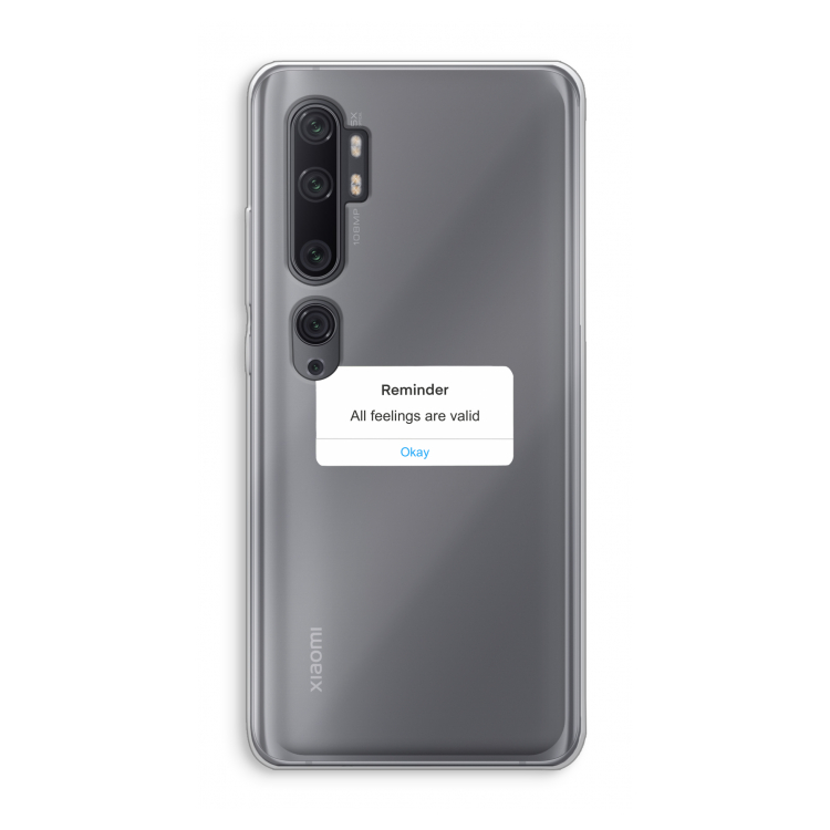 Reminder: Xiaomi Mi Note 10 Pro Transparant Hoesje
