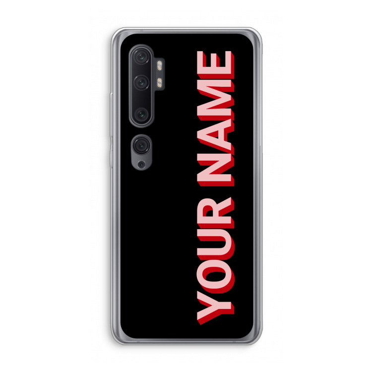 Namecase: Xiaomi Mi Note 10 Pro Transparant Hoesje