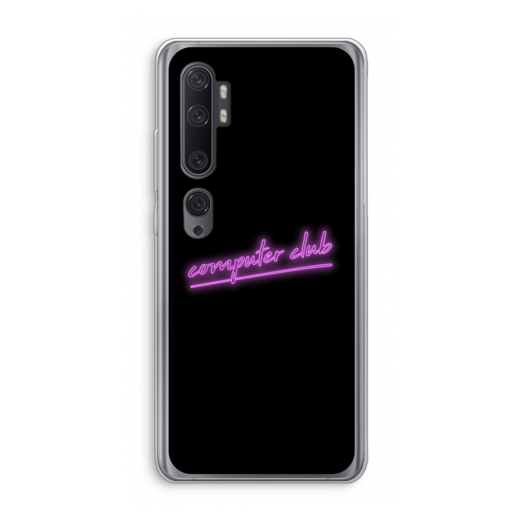 Vice Black: Xiaomi Mi Note 10 Pro Transparant Hoesje