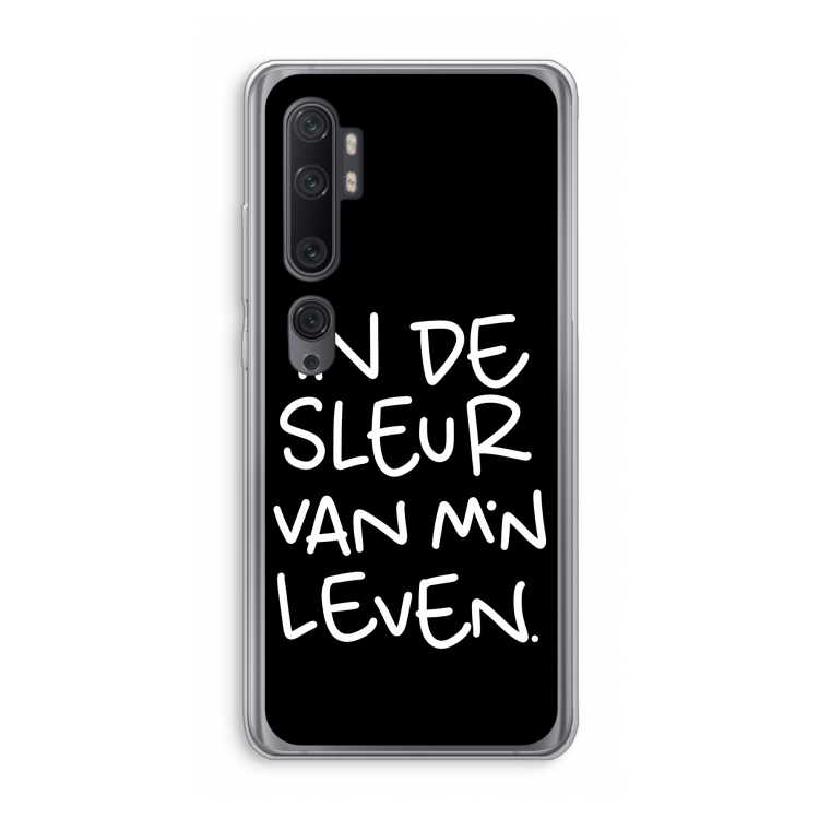 De Sleur: Xiaomi Mi Note 10 Pro Transparant Hoesje
