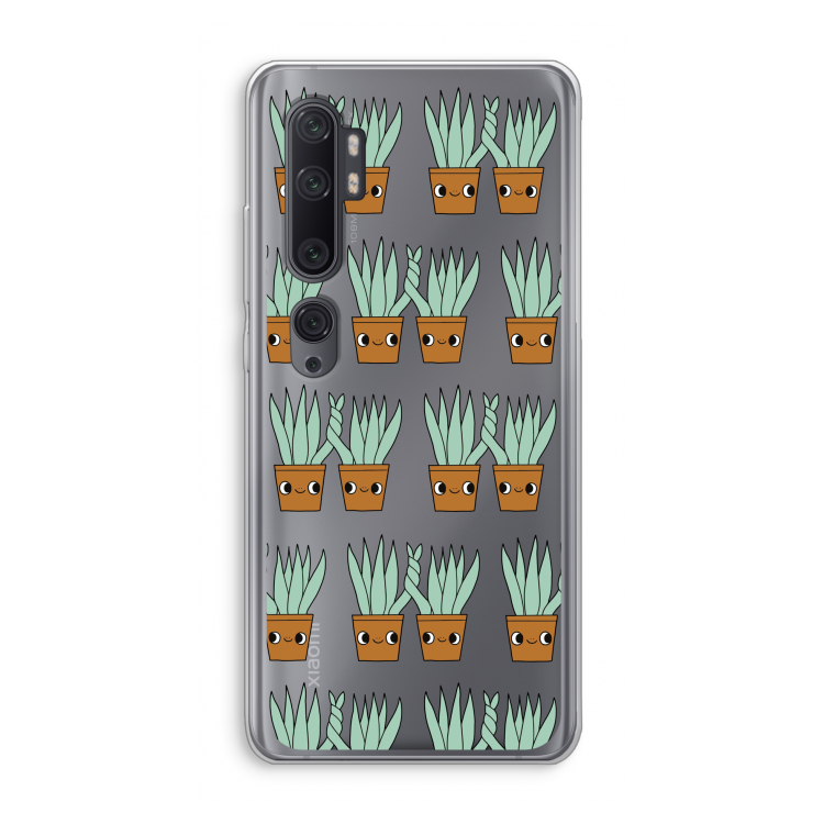 Sansevieria: Xiaomi Mi Note 10 Pro Transparant Hoesje