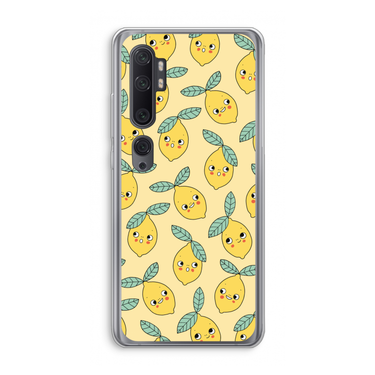 Citroenen: Xiaomi Mi Note 10 Pro Transparant Hoesje