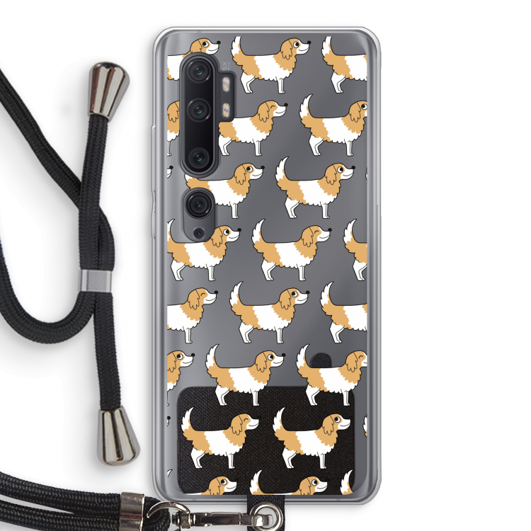 Doggy: Xiaomi Mi Note 10 Pro Transparant Hoesje met koord