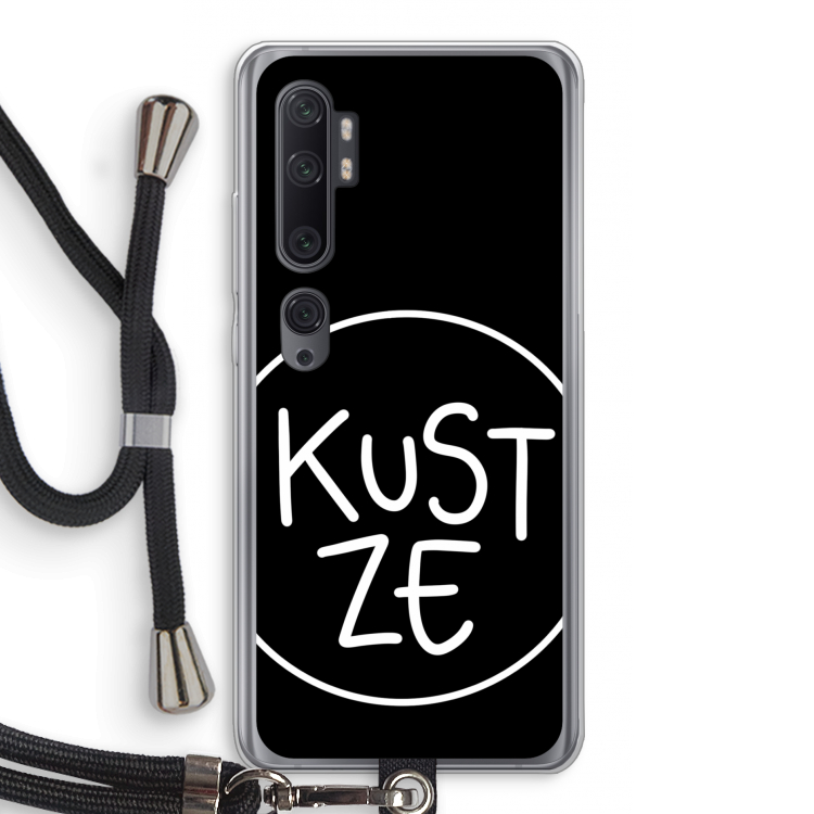 KUST ZE: Xiaomi Mi Note 10 Pro Transparant Hoesje met koord