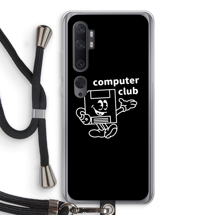 Floppyhead: Xiaomi Mi Note 10 Pro Transparant Hoesje met koord