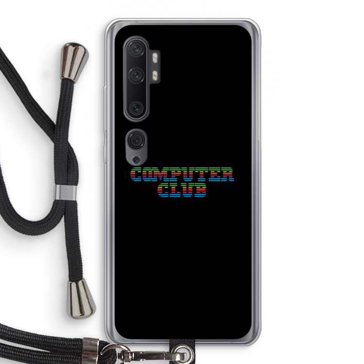 Retro: Xiaomi Mi Note 10 Pro Transparant Hoesje met koord