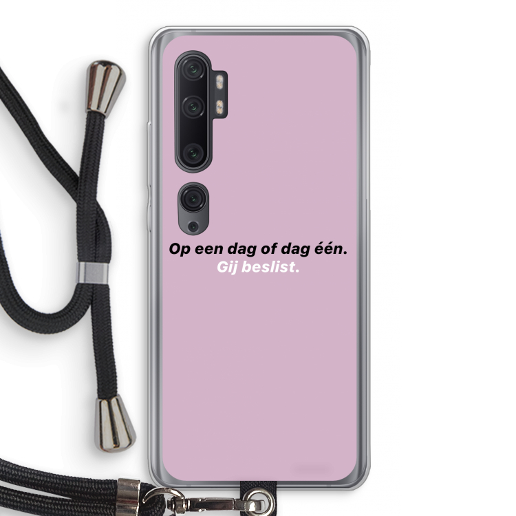 gij beslist: Xiaomi Mi Note 10 Pro Transparant Hoesje met koord