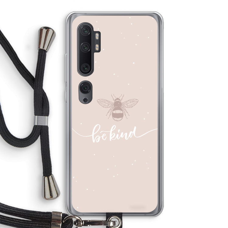 Be(e) kind: Xiaomi Mi Note 10 Pro Transparant Hoesje met koord