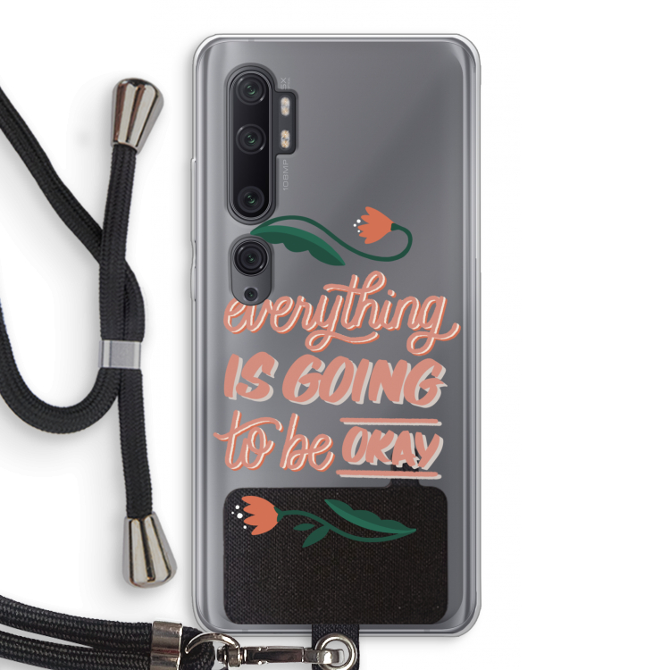 Optimistic flower girl: Xiaomi Mi Note 10 Pro Transparant Hoesje met koord
