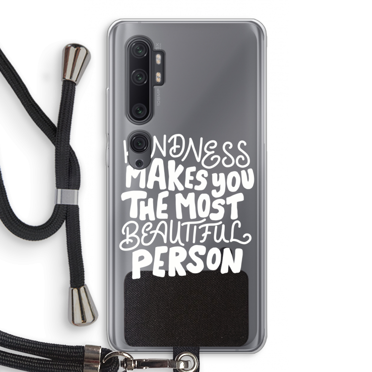 The prettiest: Xiaomi Mi Note 10 Pro Transparant Hoesje met koord