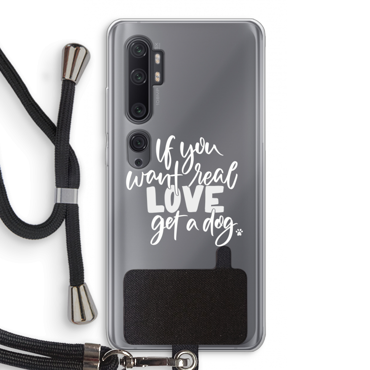 Partner in crime: Xiaomi Mi Note 10 Pro Transparant Hoesje met koord