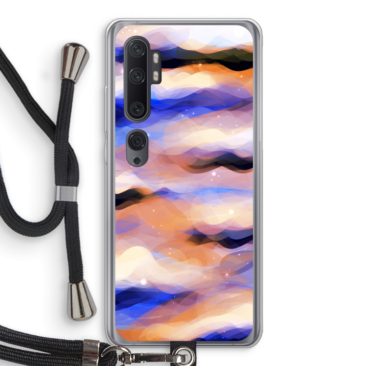 Donkere Wolken: Xiaomi Mi Note 10 Pro Transparant Hoesje met koord