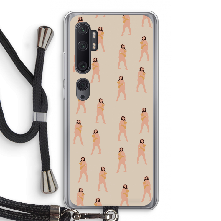 You're so golden: Xiaomi Mi Note 10 Pro Transparant Hoesje met koord