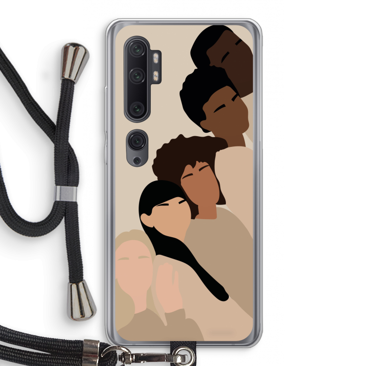 Sweet creatures: Xiaomi Mi Note 10 Pro Transparant Hoesje met koord