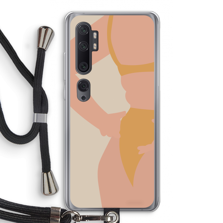 Bikini body: Xiaomi Mi Note 10 Pro Transparant Hoesje met koord