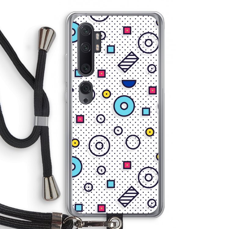 8-bit N°9: Xiaomi Mi Note 10 Pro Transparant Hoesje met koord