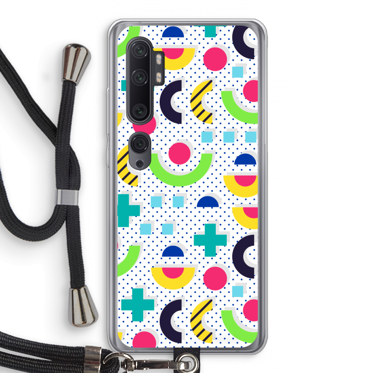 8-bit N°1: Xiaomi Mi Note 10 Pro Transparant Hoesje met koord