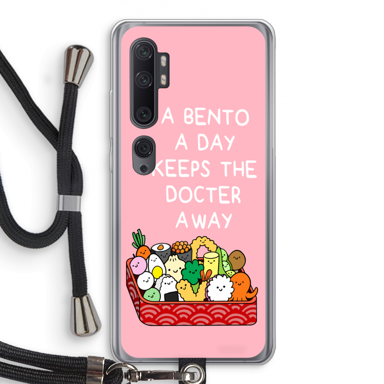 Bento a day: Xiaomi Mi Note 10 Pro Transparant Hoesje met koord