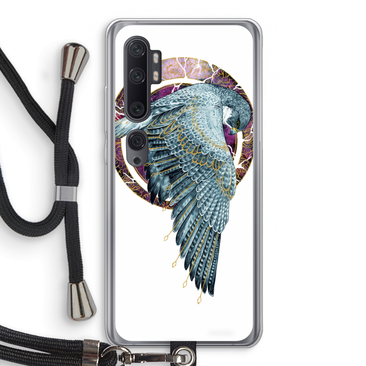 Golden Falcon: Xiaomi Mi Note 10 Pro Transparant Hoesje met koord