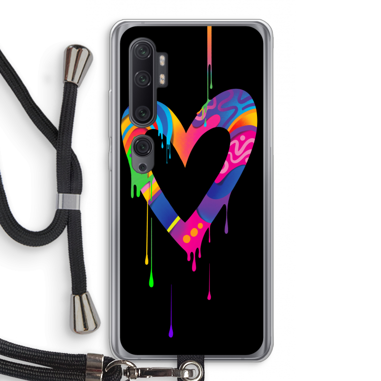 Melts My Heart: Xiaomi Mi Note 10 Pro Transparant Hoesje met koord