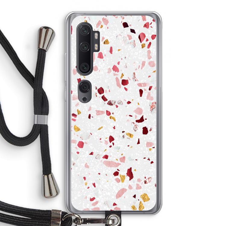 Terrazzo N°9: Xiaomi Mi Note 10 Pro Transparant Hoesje met koord