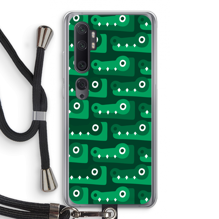 Crocs: Xiaomi Mi Note 10 Pro Transparant Hoesje met koord