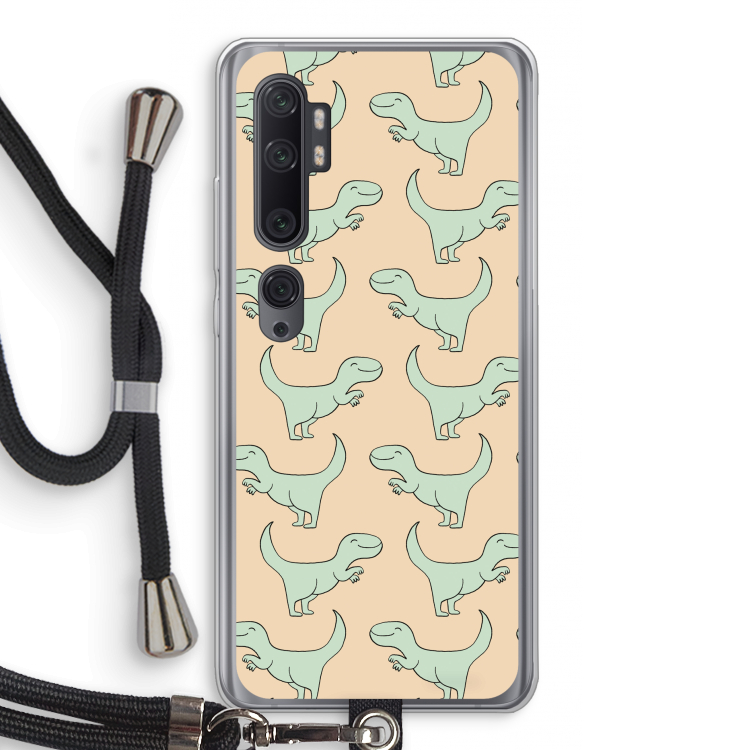 Dinos: Xiaomi Mi Note 10 Pro Transparant Hoesje met koord