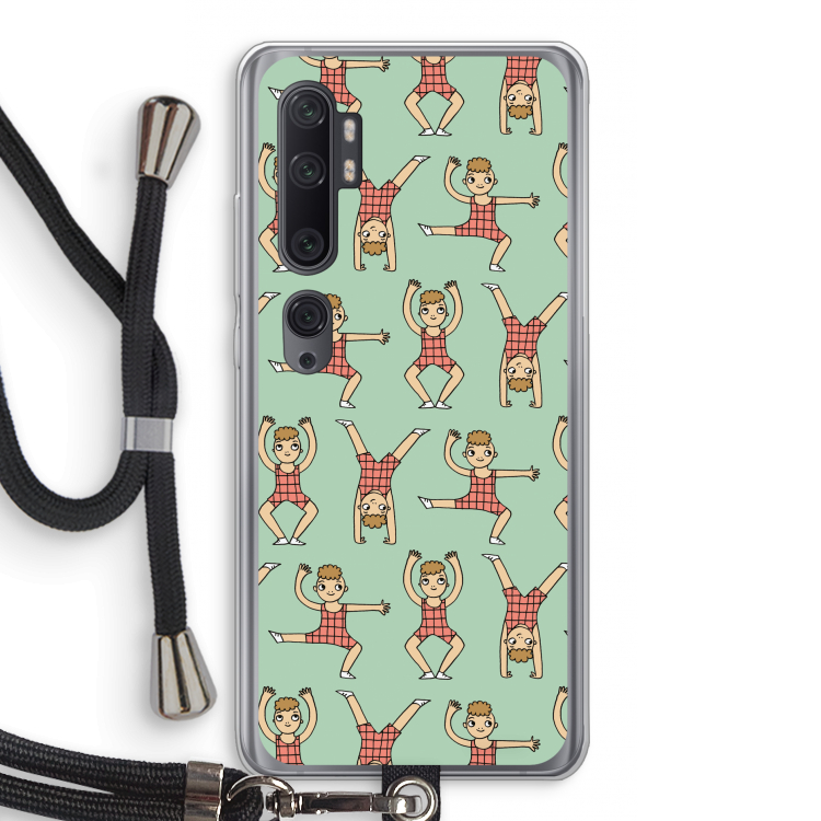 Gymboys: Xiaomi Mi Note 10 Pro Transparant Hoesje met koord