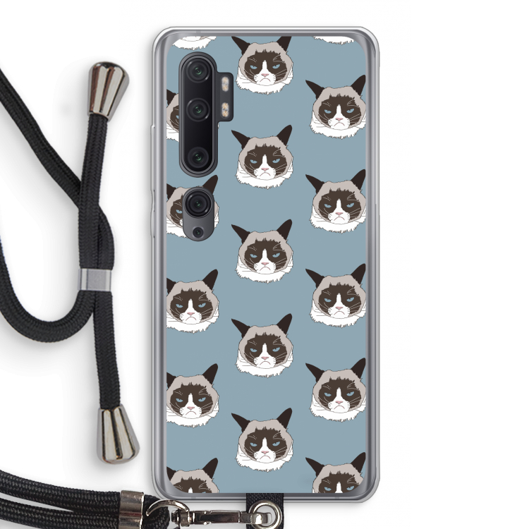 It's a Purrr Case: Xiaomi Mi Note 10 Pro Transparant Hoesje met koord