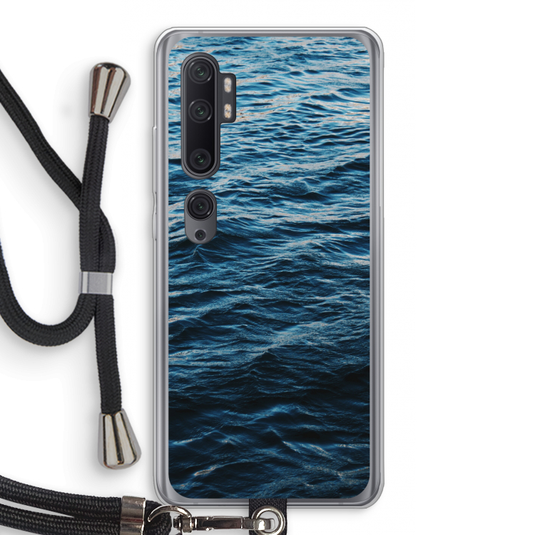 Oceaan: Xiaomi Mi Note 10 Pro Transparant Hoesje met koord