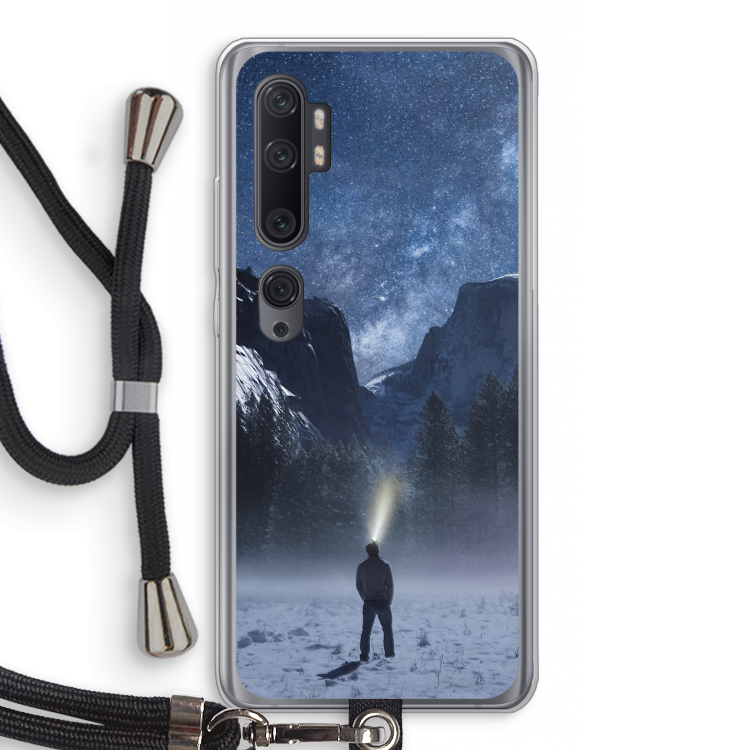 Wanderlust: Xiaomi Mi Note 10 Pro Transparant Hoesje met koord