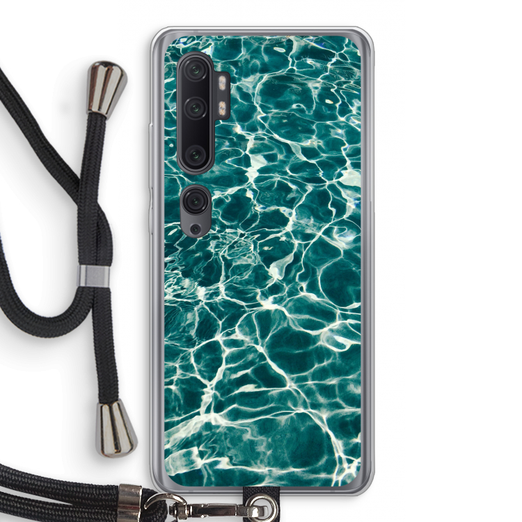 Weerkaatsing water: Xiaomi Mi Note 10 Pro Transparant Hoesje met koord