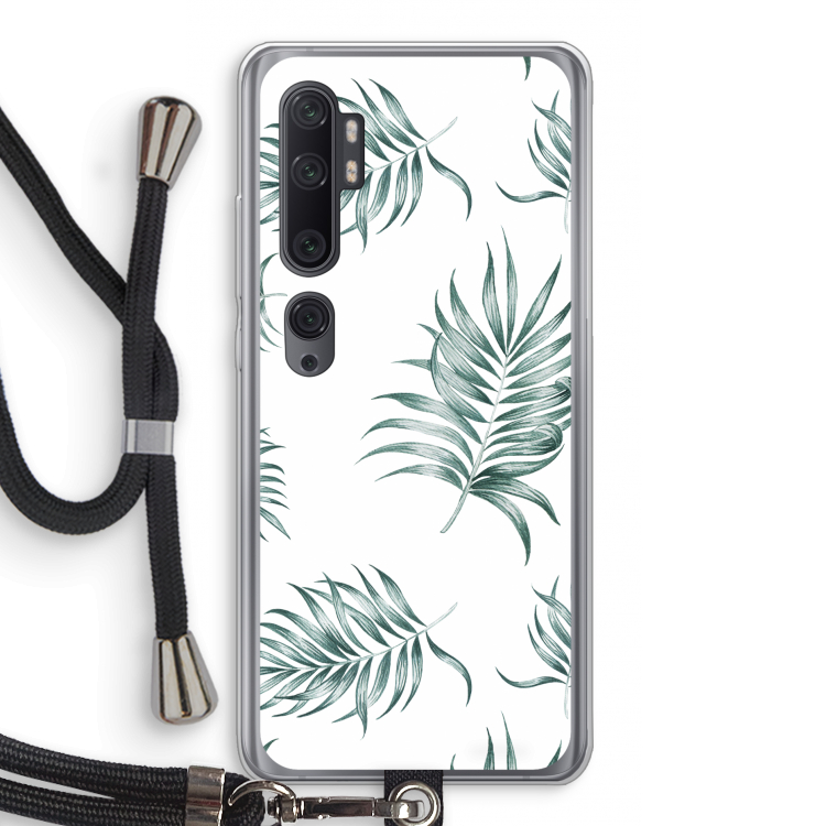 Simple leaves: Xiaomi Mi Note 10 Pro Transparant Hoesje met koord